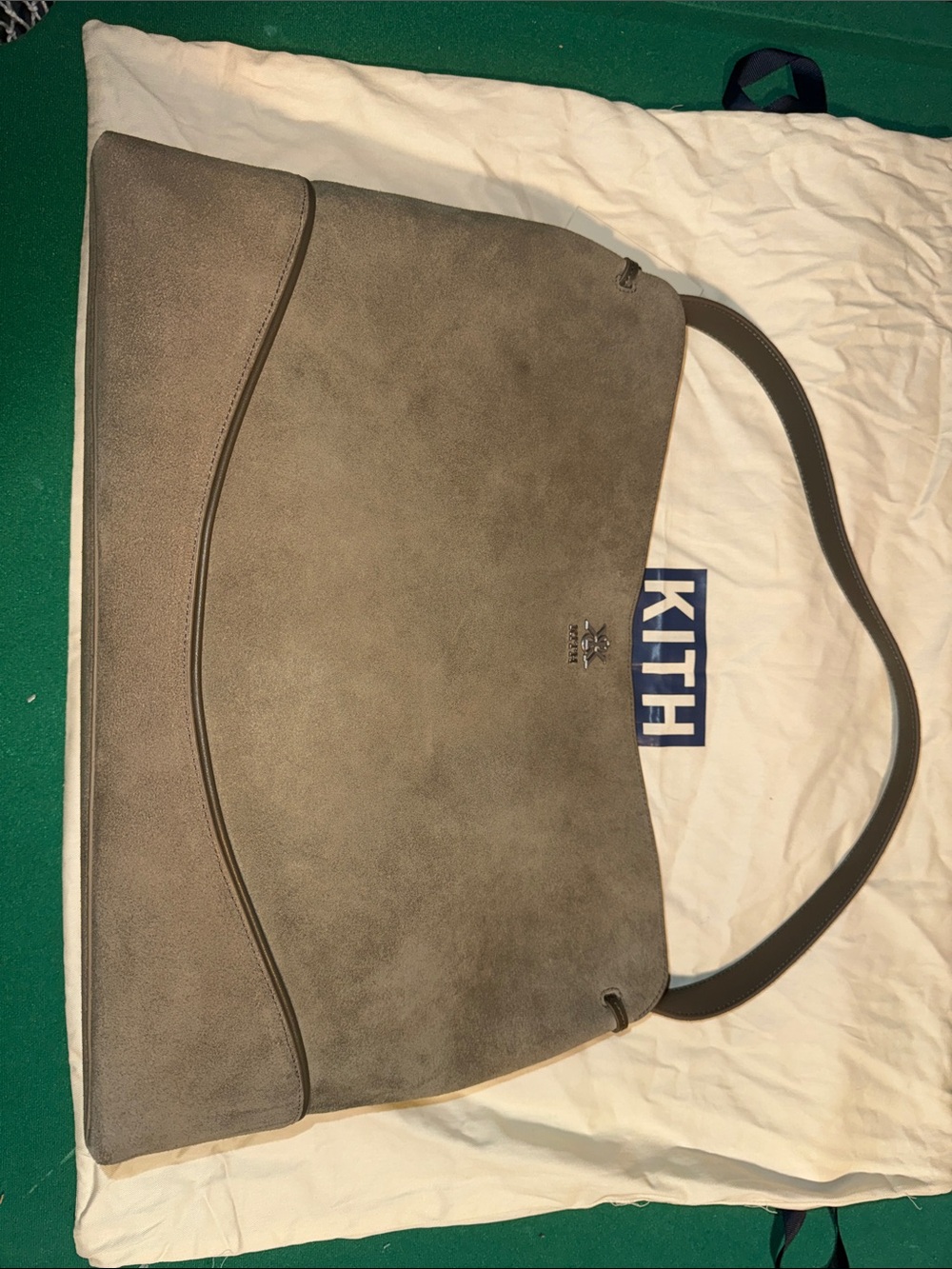 KITH Taupe Suede Shoulder Bag